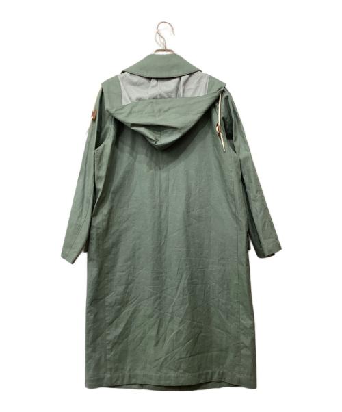 MACKINTOSH（マッキントッシュ）MACKINTOSH (マッキントッシュ) フード付リネンコート グリーン サイズ:6の古着・服飾アイテム