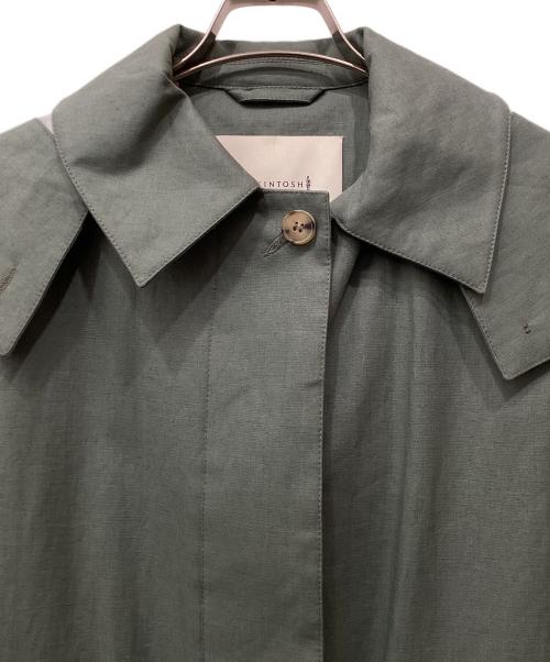 MACKINTOSH（マッキントッシュ）MACKINTOSH (マッキントッシュ) フード付リネンコート グリーン サイズ:6の古着・服飾アイテム