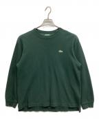 LACOSTEラコステ）の古着「LACOSTE ロングスリーブカットソー」｜グリーン