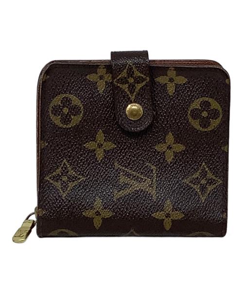 LOUIS VUITTON（ルイ ヴィトン）LOUIS VUITTON (ルイ ヴィトン) 2つ折り財布　LOUIS VUITTON（ルイ ヴィトン）　コンパクトジップ　モノグラム　M61667の古着・服飾アイテム