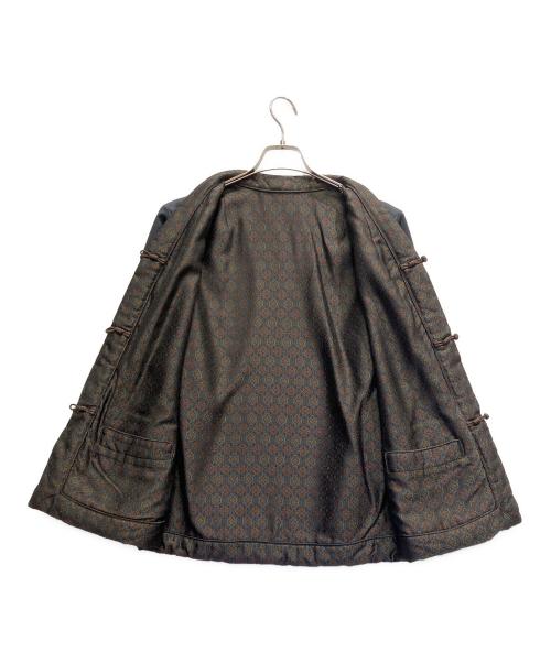 6(ROKU) BEAUTY&YOUTH（ロク ビューティーアンドユース）6(ROKU) BEAUTY&YOUTH (ロク ビューティーアンドユース) JACQUARD REVERSIBLE CHINA JACKET ネイビー サイズ:38の古着・服飾アイテム