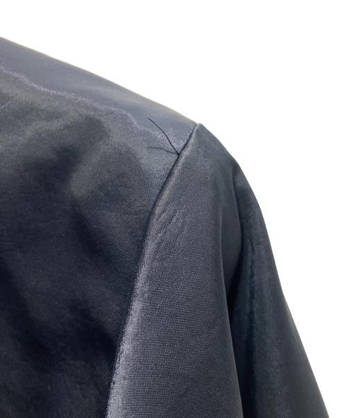 6(ROKU) BEAUTY&YOUTH（ロク ビューティーアンドユース）6(ROKU) BEAUTY&YOUTH (ロク ビューティーアンドユース) JACQUARD REVERSIBLE CHINA JACKET ネイビー サイズ:38の古着・服飾アイテム