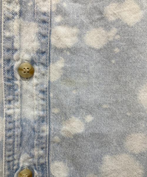 BONUM（ボナム）BONUM (ボナム) ケミカルウォッシュS/Sシャツ インディゴ サイズ:Freeの古着・服飾アイテム