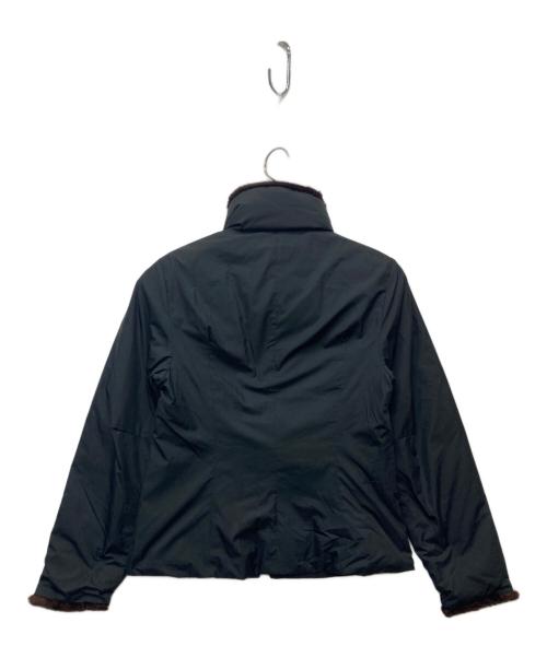 MONCLER（モンクレール）MONCLER (モンクレール) ミンクファーダウンジャケット ブラック サイズ:1の古着・服飾アイテム