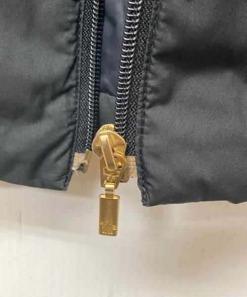 MONCLER（モンクレール）MONCLER (モンクレール) ミンクファーダウンジャケット ブラック サイズ:1の古着・服飾アイテム