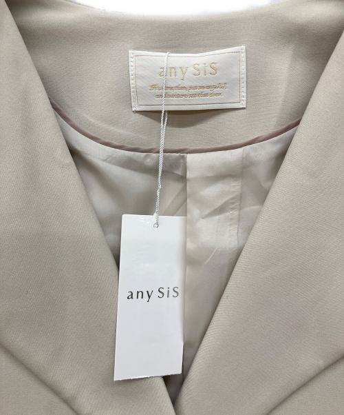 any Sis（エニィスィス）any Sis (エニィスィス) ノーカラーライト テロンチ ベージュ サイズ:2 未使用品の古着・服飾アイテム