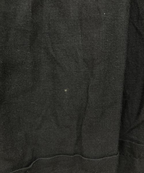 COMME des GARCONS tricot（コムデギャルソントリコ）COMME des GARCONS tricot (コムデギャルソントリコ) リネン混ギャザースカート ブラック サイズ:Ｓの古着・服飾アイテム