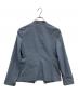 theory luxe (セオリーリュクス) STRETCH OXFORD JACKET　ストレッチオックスフォードジャケット　ノーカラージャケット  ブルー サイズ:42：7000円
