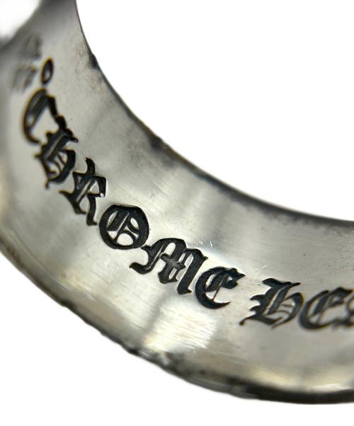 CHROME HEARTS（クロムハーツ）CHROME HEARTS (クロムハーツ) SCROLL LABEL RING / スクロールラベルリング シルバー サイズ:9号の古着・服飾アイテム