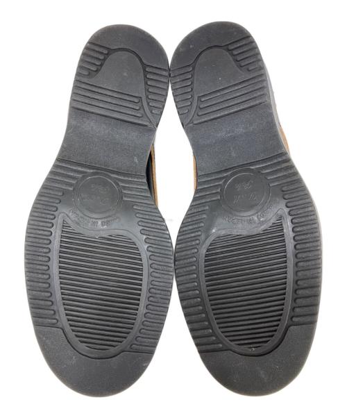 COMME des GARCONS HOMME PLUS（コムデギャルソンオムプリュス）COMME des GARCONS HOMME PLUS (コムデギャルソンオムプリュス) メタルプレートレザーシューズ ブラック サイズ:26㎝の古着・服飾アイテム