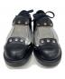中古・古着 COMME des GARCONS HOMME PLUS (コムデギャルソンオムプリュス) メタルプレートレザーシューズ ブラック サイズ:26㎝：44000円