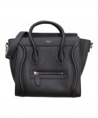 CELINEセリーヌ）の古着「ラゲージ ナノショッパー」｜ブラック