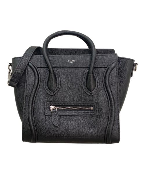 CELINE（セリーヌ）CELINE (セリーヌ) ラゲージ ナノショッパー ブラック サイズ:ナノの古着・服飾アイテム