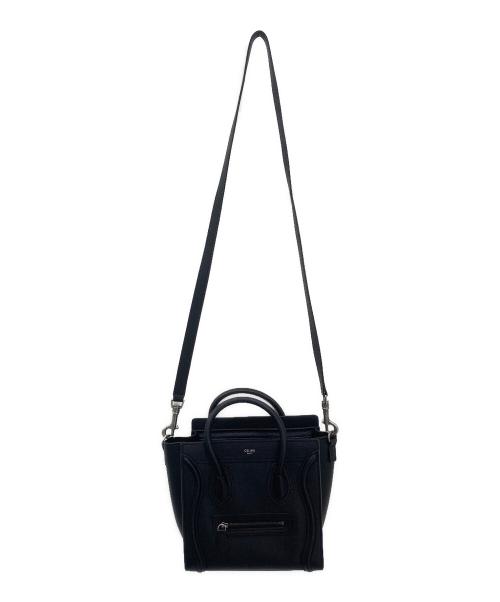 CELINE（セリーヌ）CELINE (セリーヌ) ラゲージ ナノショッパー ブラック サイズ:ナノの古着・服飾アイテム