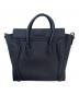 CELINE (セリーヌ) ラゲージ ナノショッパー ブラック サイズ:ナノ：180000円