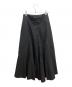 INSCRIRE (アンスクリア) リネンフレアスカート ブラック サイズ:36：5000円