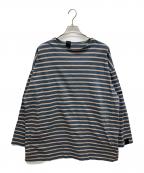 N.HOOLYWOODエヌ ハリウッド）の古着「バスクシャツ　カットソー」｜ブルー