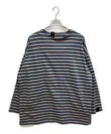 N.HOOLYWOOD（エヌ ハリウッド）の古着「バスクシャツ　ボーダーカットソー」｜ブルー