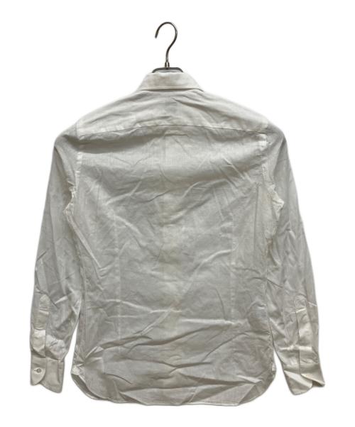 LUIGI BORRELLI（ルイジボレッリ）LUIGI BORRELLI (ルイジボレッリ) リネンシャツ ホワイト サイズ:37の古着・服飾アイテム