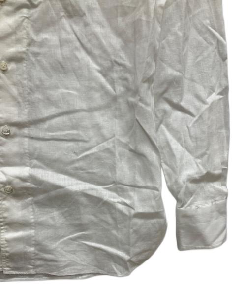 LUIGI BORRELLI（ルイジボレッリ）LUIGI BORRELLI (ルイジボレッリ) リネンシャツ ホワイト サイズ:37の古着・服飾アイテム