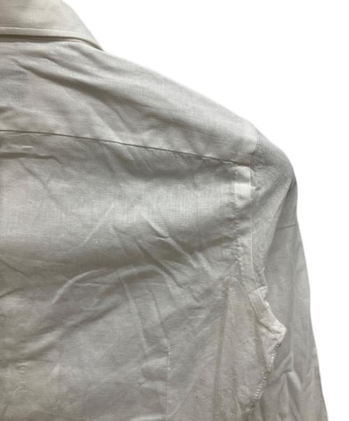 LUIGI BORRELLI（ルイジボレッリ）LUIGI BORRELLI (ルイジボレッリ) リネンシャツ ホワイト サイズ:37の古着・服飾アイテム