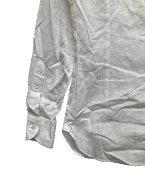 LUIGI BORRELLI（ルイジボレッリ）LUIGI BORRELLI (ルイジボレッリ) リネンシャツ ホワイト サイズ:37の古着・服飾アイテム