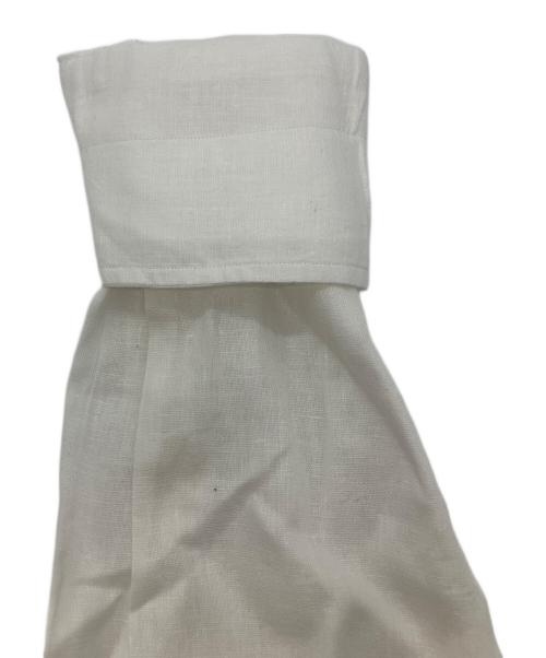 LUIGI BORRELLI（ルイジボレッリ）LUIGI BORRELLI (ルイジボレッリ) リネンシャツ ホワイト サイズ:37の古着・服飾アイテム