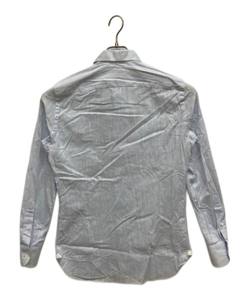 LUIGI BORRELLI（ルイジボレッリ）LUIGI BORRELLI (ルイジボレッリ) リネンシャツ スカイブルー サイズ:37の古着・服飾アイテム