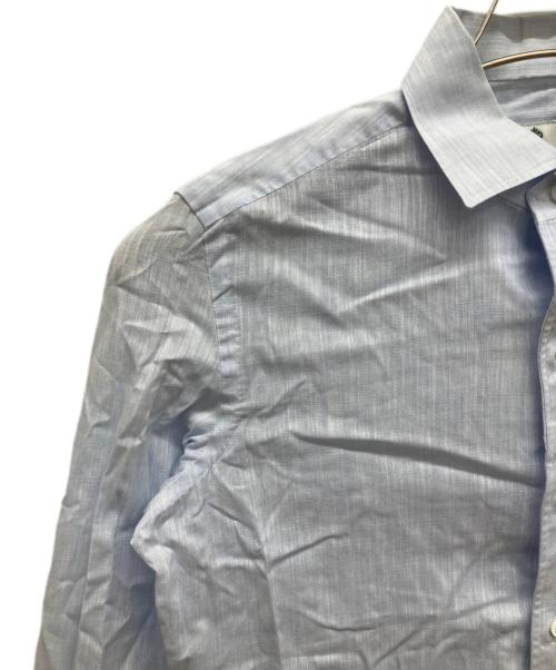 LUIGI BORRELLI（ルイジボレッリ）LUIGI BORRELLI (ルイジボレッリ) リネンシャツ スカイブルー サイズ:37の古着・服飾アイテム