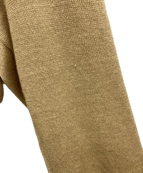 LARDINI（ラルディーニ）LARDINI (ラルディーニ) コットンミラノリブソリッドニットジャケット ベージュ サイズ:XSの古着・服飾アイテム