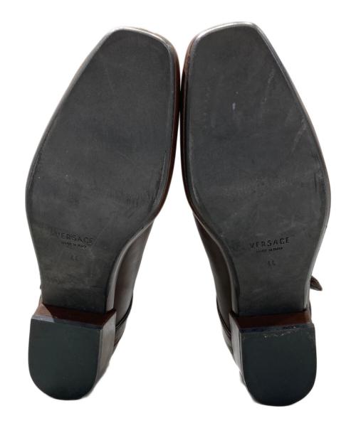 VERSACE（ヴェルサーチェ）VERSACE (ヴェルサーチェ) ショートブーツ ブラウン サイズ:44の古着・服飾アイテム