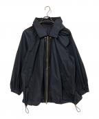 CINOHチノ）の古着「ナイロンフーディブルゾン」｜ネイビー