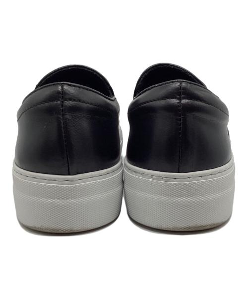 SUNNY PELLICO（サニーペリコー）SUNNY PELLICO (サニーペリコー) レザースリッポン ブラック サイズ:36の古着・服飾アイテム