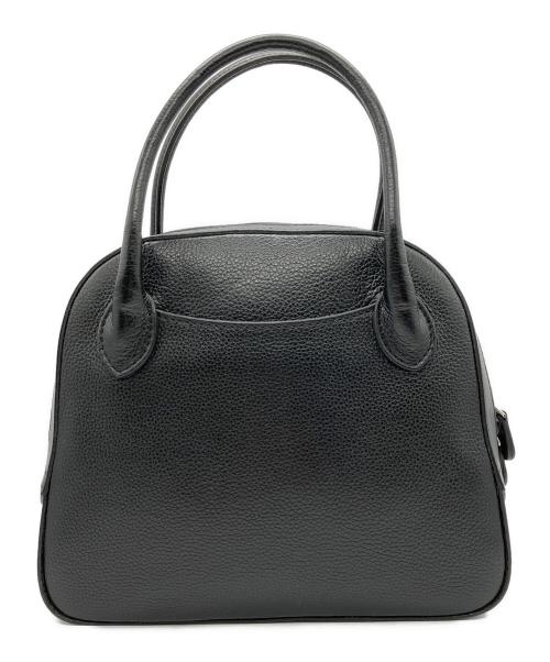 MAISON CANAU（メゾンカナウ）MAISON CANAU (メゾンカナウ) ラウンドボストンバッグ S ブラックの古着・服飾アイテム