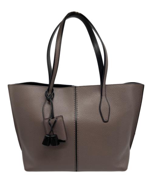 TOD'S（トッズ）TOD'S (トッズ) JOY トートバッグ ベージュの古着・服飾アイテム