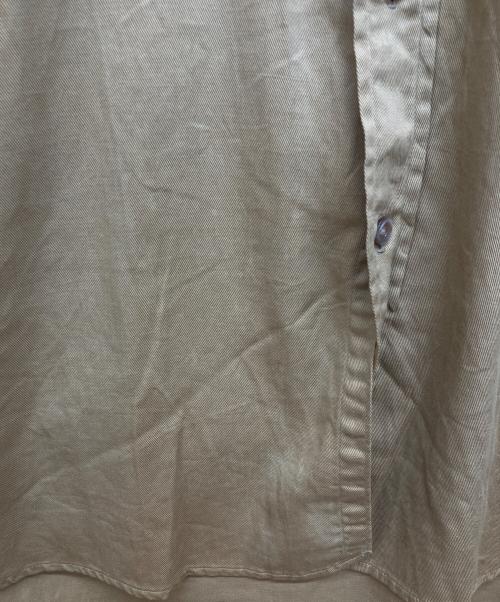 LEE（リー）LEE (リー) サンフォライズド ワークシャツ ベージュ サイズ:Ｍの古着・服飾アイテム