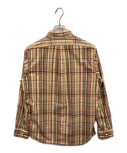 INDIVIDUALIZED SHIRTS（インディビジュアライズドシャツ）INDIVIDUALIZED SHIRTS (インディビジュアライズドシャツ) ボタンダウンチェックシャツ ベージュ サイズ:16-33の古着・服飾アイテム