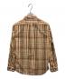 INDIVIDUALIZED SHIRTS (インディビジュアライズドシャツ) ボタンダウンチェックシャツ ベージュ サイズ:16-33：4000円