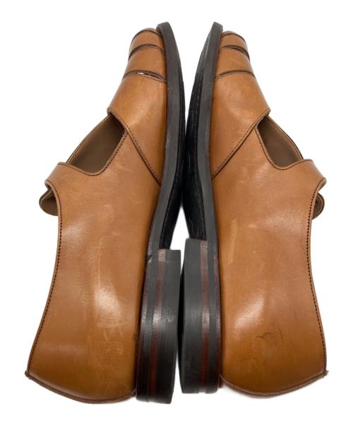 Crockett & Jones（クロケット＆ジョーンズ）Crockett & Jones (クロケット＆ジョーンズ) グルカサンダル　フィッシャーマンサンダル ブラウン サイズ:7.5の古着・服飾アイテム