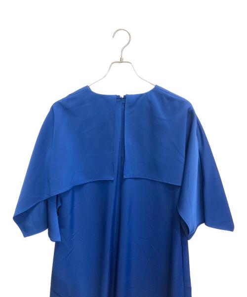 ADORE（アドーア）ADORE (アドーア) ストレッチツイルワンピース ブルー サイズ:38の古着・服飾アイテム