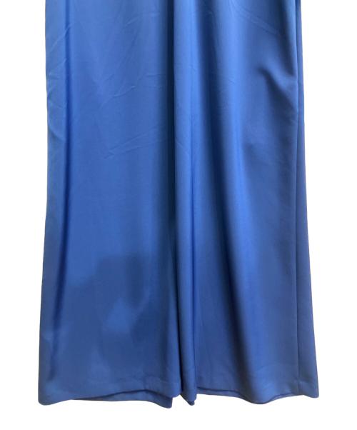ADORE（アドーア）ADORE (アドーア) ストレッチツイルワンピース ブルー サイズ:38の古着・服飾アイテム
