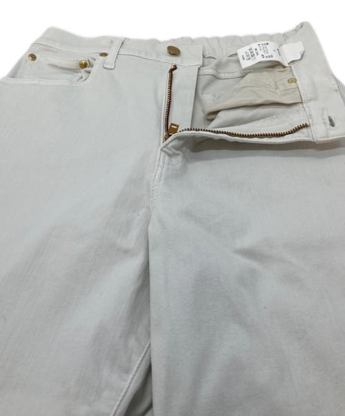 BIG JOHN（ビッグジョン）BIG JOHN (ビッグジョン) SURT (サート) 5 POCKET BAGGY ストレッチデニム　日本製 ホワイト サイズ:Sの古着・服飾アイテム