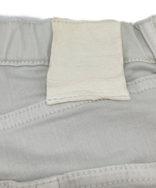 BIG JOHN（ビッグジョン）BIG JOHN (ビッグジョン) SURT (サート) 5 POCKET BAGGY ストレッチデニム　日本製 ホワイト サイズ:Sの古着・服飾アイテム