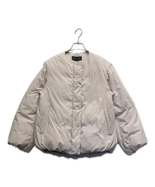 URBAN RESEARCH（アーバンリサーチ）URBAN RESEARCH (アーバンリサーチ) マフラー付きノーカラーショートコクーンダウン ベージュ サイズ:FREEの古着・服飾アイテム