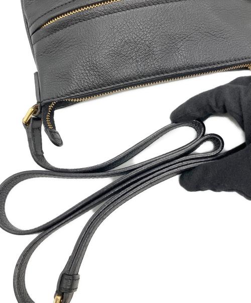 LOEWE（ロエベ）LOEWE (ロエベ) アナグラムショルダーバッグ ブラックの古着・服飾アイテム