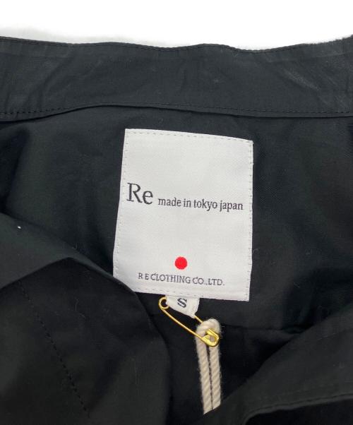 RE MADE IN TOKYO JAPAN（アールイーメイドイントウキョウジャパン）RE MADE IN TOKYO JAPAN (アールイーメイドイントウキョウジャパン) CHAMBRAY TWILL CPO SHIRT  シャンブレーツイルシーピーオーシャツ バンドカラーシャツ ブラック サイズ:Sの古着・服飾アイテム