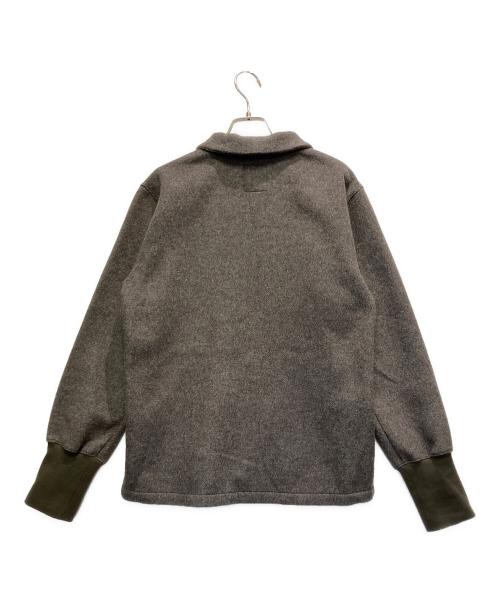 RE MADE IN TOKYO JAPAN（アールイーメイドイントウキョウジャパン）RE MADE IN TOKYO JAPAN (アールイーメイドイントウキョウジャパン) Wool Melton Zip Blouson グレー サイズ:Sの古着・服飾アイテム