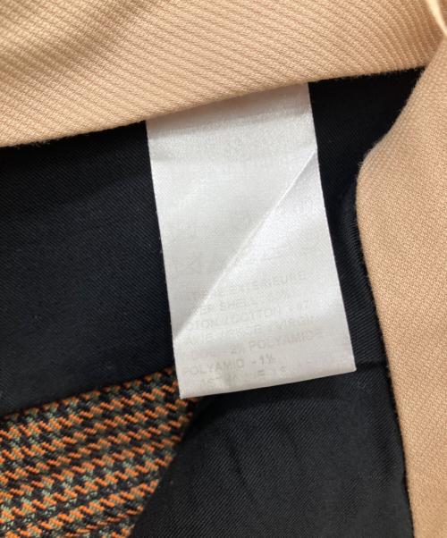 Chloe（クロエ）Chloe (クロエ) セミフレアチェックパンツ ブラウン サイズ:38の古着・服飾アイテム