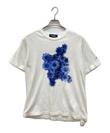 WILDSIDE YOHJI YAMAMOTO（ワイルドサイド ヨウジ ヤマモト）の古着「Flower T-shirt　フラワーTシャツ　プリントTシャツ」｜ホワイト