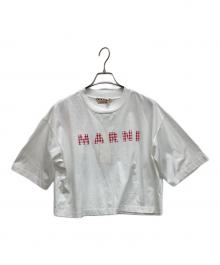 MARNI（マルニ）の古着「ロゴプリントTシャツ」｜ホワイト×レッド